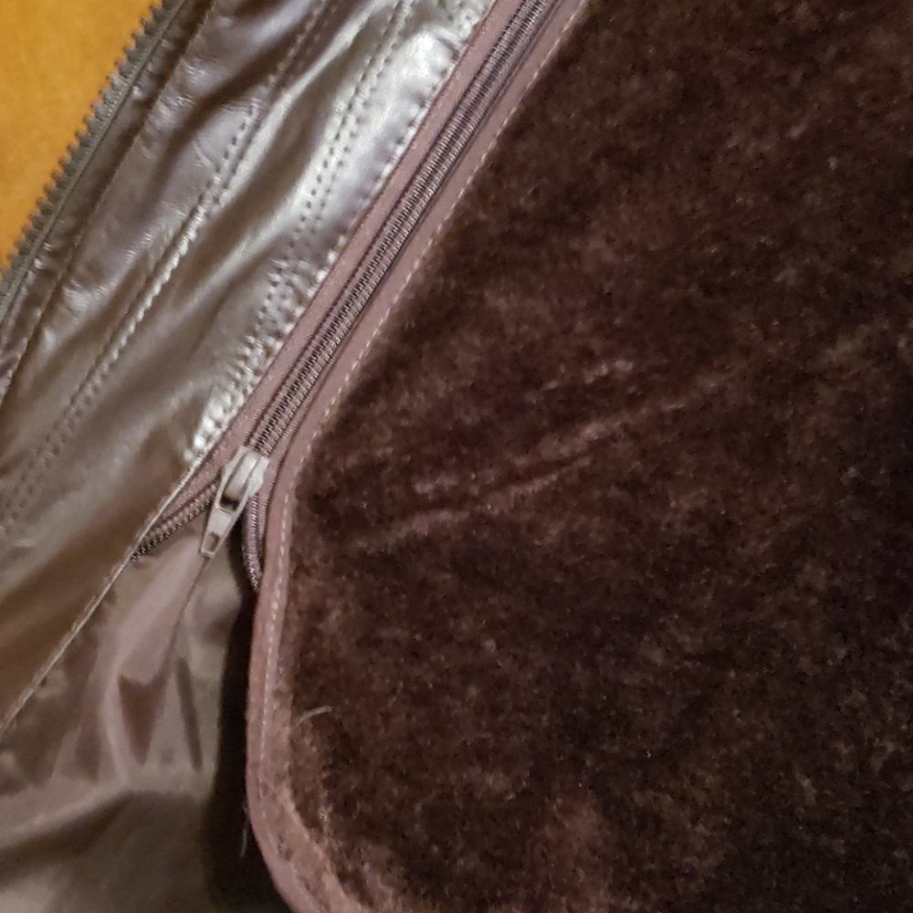 Haband leather coat size xl brown - Picture 8 of 8
